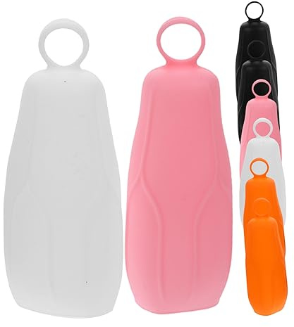 HAPINARY Manicotti in Silicone Per Da Viaggio Set Da 8 Pezzi Copriflaconi Impermeabili e Ricaricabili Per Viaggi e Bagagli