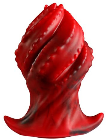 AMAZBEE Plug Anal Gigante Consolador Anal de Silicona para Mujeres Monster Butt Plug Masajeador de Próstata Entrenador Anal Grande para Dilatación Anal (S)