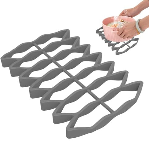 brooksnaji Parrilla de asado de silicona, parrilla de asado de silicona para cocina,Parrilla de asado de Turquía | Herramienta de cocción al vapor Bandeja resistente a altas