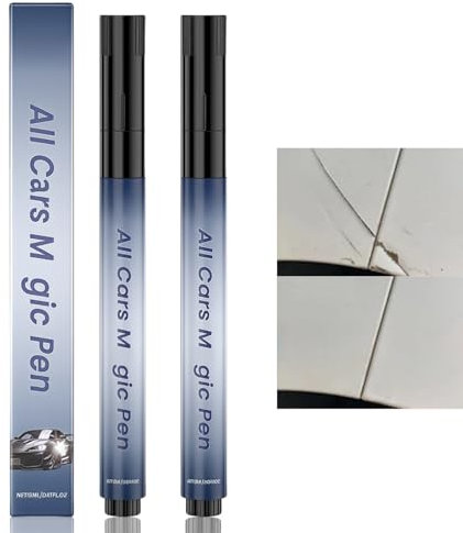 2Pcs All Cars Ma/gic Pen for Car Scratches,Car Scratch Repair Pen ,Ma/gic Car Scratch Removal Pen,Car Touch Up Paint Pen,Ma/gic Pen Car Scratch Remover,Car Scratch Repair Kit,Paint Scratch Remover Pen