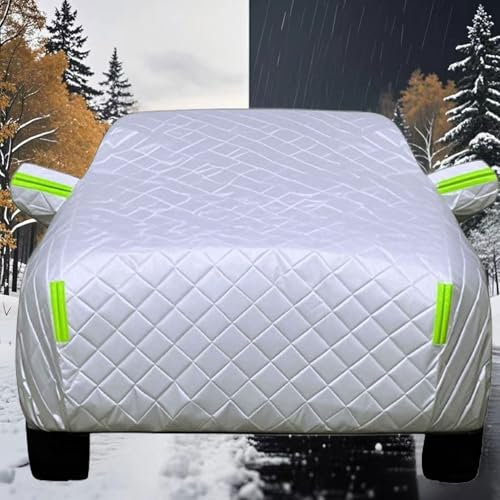 Autoabdeckung Outdoor für 𝖱𝖾𝗇𝖺𝗎𝗅𝗍 ZOE 2013-2025-Hagelschutzplane Auto – wasserdichte Atmungsaktivität Vollgarage Abdeckplane Auto-Ganzjährige Autoschutzhülle