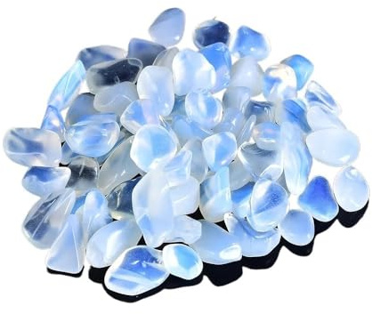 Générique Gravier en cristal naturel de quartz rose poli, 100 g – Décoration d'intérieur colorée et pierre d'aquarium for la guérison énergétique(Opal)