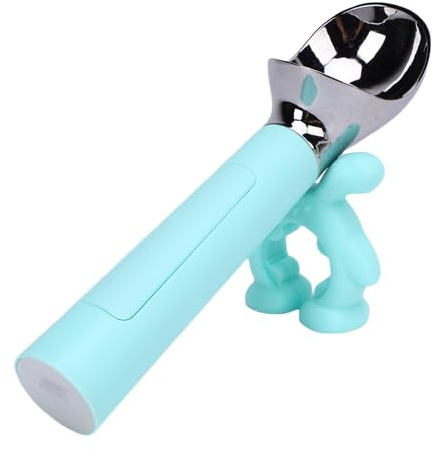 Fabater Scoop de Crème Glacée Chauffée, Cuillère de Crème Glacée au Réchauffement électrique avec Affichage à LED, Chauffants à 158 ° F (70 ℃) pour la Crème Glacée Dure, IP67 Proof (bleu ciel)
