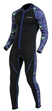 mophrati Wassersportausrüstung Herren Neoprenanzug 3 mm Neopren Overall zum Surfen und Bodyboarden Surfen Neopren Ganzkörperanzug Tauchanzug Schwimmen Herren Neoprenanzug 3 mm Schwimmen Kaltwasser
