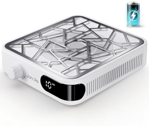 Janolia Aspiratore da Tavolo Senza Fili – 6000 giri/min & Regolazione su 10 Livelli, con 30 Filtri di Carta per Salone e Casa