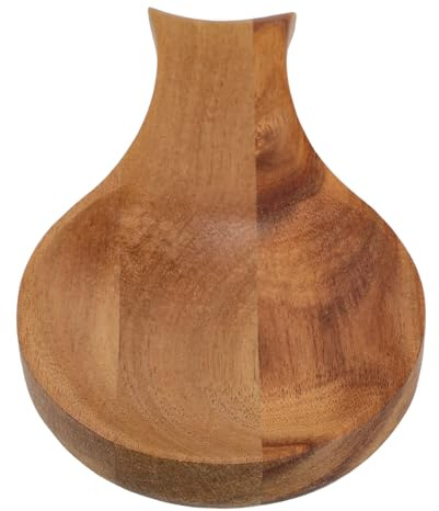 DOITOOL Support Repose-Cuillère Bois Cuisine, Porte-Ustensiles pour Cuillères et Louche, Accessoire Décoratif pour Comptoir et Table
