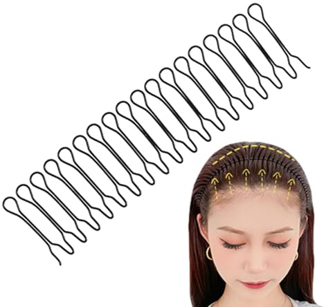 Pettini invisibili per rifinire i capelli, per acconciature per donne e ragazze, fermagli per capelli invisibili per casa, pendolarismo quotidiano, feste, balli, matrimoni, vacanze, viaggi