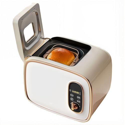 Máquina Para Hacer Pan Inteligente Automática, Amasado y Fermentación de Masa con Temporizador de 15 Horas y Mantenimiento Caliente de 1 Hora, 13 Configuraciones de Programa
