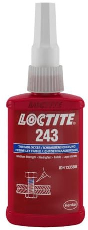Henkel - Loctite 243 Bc 24Ml Fijador Resistencia Media Piezas Aceitadas
