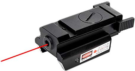 FESOITTY Mini Red DOT Mirino Mirino per Fucile ad Aria compressa Caccia Tattica 5mw Mirino con Binario 20mm Weaver Picatinny