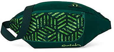 Satch Cross - Bauchtasche für die Freizeit, 2 Fächer - Get Lost - Grün