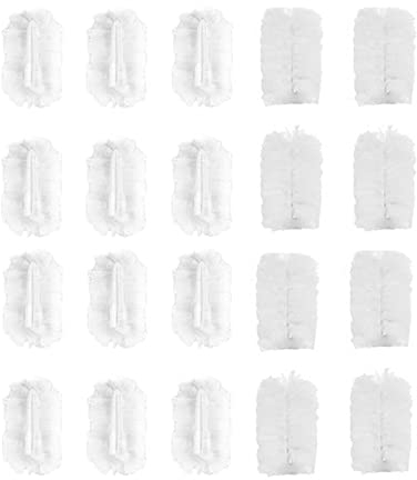 Fluffy Duster Refills, Disposable Duster Heads,Pledge Fluffy Duster,Flash Dust Magnet,Hand Duster Refills,Pack of 20.