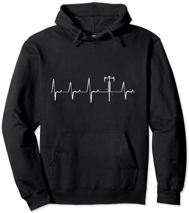 Kardiogramm Heartbeat Fahrrad Rennrad Bicycle Bike Pullover Hoodie
