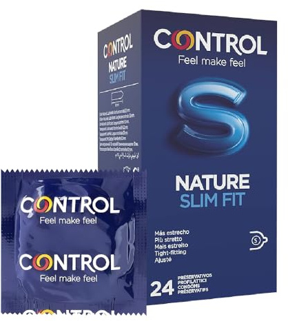 Control Nature SlimFit: ergonomische und perfekt anliegende Kondome – 24 Kondome