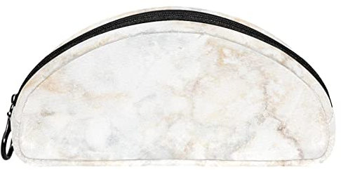 Mäppchen Marmor Weiß Weicher Reißverschluss-Bleistift-Organizer, Make-Up-Taschen