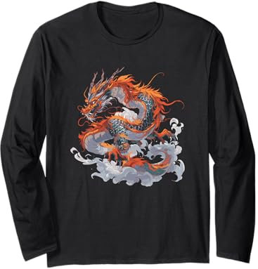 Dragon chinois pour le Nouvel An 2024 Dragon Manche Longue