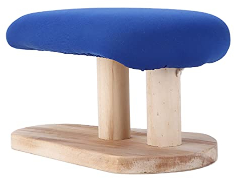 ASSE da Stiro per la Casa con Bordo Elastico, Forma Rotonda Stabile, Tavolo da Cucito con Piano in Legno, Piccolo ASSE da Stiro per Stanze di Cucito e Artigianato (Sgabello da