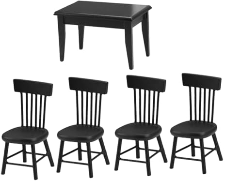VICASKY 1satz Miniatur Möbel Mini Tisch Und Stühle Dekoratives Gartenmöbel Für Miniaturwelten Puppenstuben Und Kreative Bastelprojekte