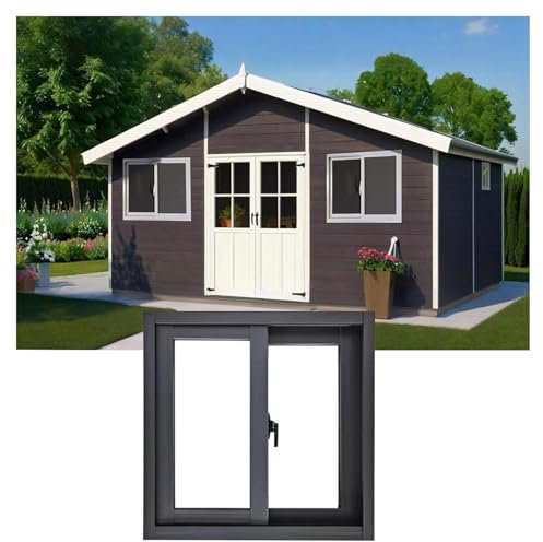 CYHTYM Finestra Scorrevole Finestra Scorrevole per capannone, Garage per Famiglie, seminterrato, Finestra di Ricambio, Finestra di Ventilazione sostituibile(40x60cm/15.7x23.62(WxH))
