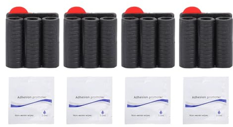 4 set portapunte 1/4 di pollice con attacco per fondina per utensili con punta in gomma adesiva per cacciavite per trapano elettrico 1/4 di pollice