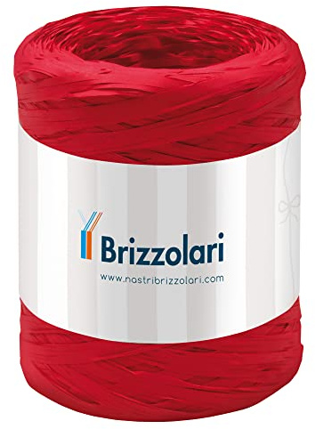 Bobina Raffia, Rosso, 5 mm x 200 m
