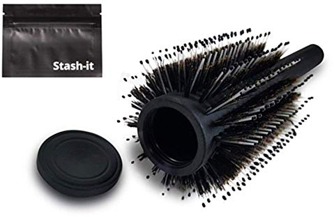 Diversion Safe Hair Brush by Stash-it, Can Safe to Hide Money, Jewelry, or Valuables with Discreet Secret Removable Lid and Bonus Smell Proof Bag