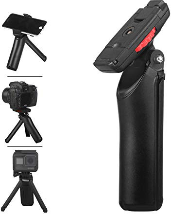 Mini Tripod, LENSGO L311 Portable Tabletop Phone Tripod Camera Small Stand Holder with 1/4 Screw/Universial Cell Phone Clip/Mount for Android ios Smartphone Canon Nikon DSLR Camera
