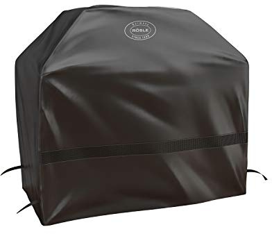 RÖSLE Abdeckhaube BBQ-Station MAGNUM G3/PRO G3, Hochwertige Schützhülle aus 100% Polyester, mit praktischem Klettverschluss zum Fixieren, wasserdicht, Schwarz | Hochwertige Schützhülle aus 100% Polyester mit praktischem Klettverschluss zum Fixieren