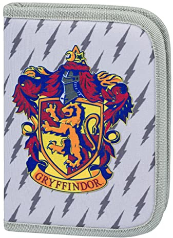 Baagl Minecraft Trousse d'école pour adolescents garçons et filles, Harry Potter Gryffondor, wielkość: 20.5 cm x 13.5 cm x 4 cm, Trousse à crayons