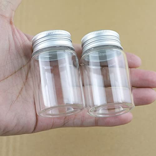 STORKY 24 Teile/los 37 * 60mm 40ml Kleine Glasflasche Reagenzglas Glasbehälter DEKORATIVE DIY Flaschen Gewürz Vorratsbehälter aus Glas
