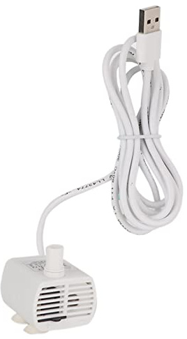Flower Water Fountain Filter Pump Pixi Fountain Replacement Pump 7×7×5 USB Pump Submersible for Fish Aquarium Pet Water Dispenser