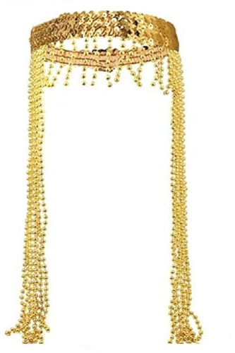 Limtula Ägyptisches Perlen-Stirnband, Schlangen-Armreif, Karneval, Kopfschmuck, Karneval, Haarband, Party, Cosplay, Kostüm, Werkzeug, Unisex, ägyptisches Kostüm, Damen, Kopfschmuck