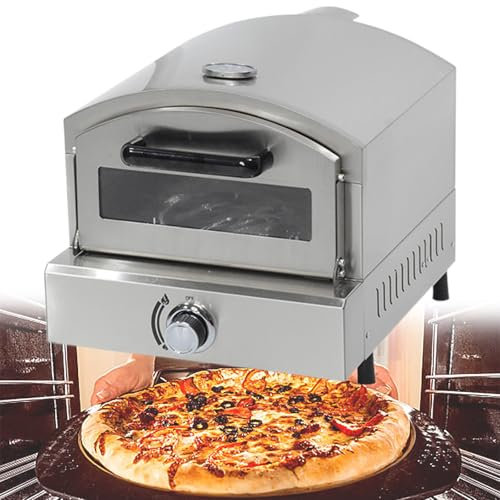 Beachtiful Four à Pizza D'extérieur, Fours à Pizza au Gaz, avec Pierre à Pizza de 13 Pouces, Machine à Pizza sans Acier Inoxydable, Cuisson de Pizza, Steak, Poisson, Poulet et Plus Encore