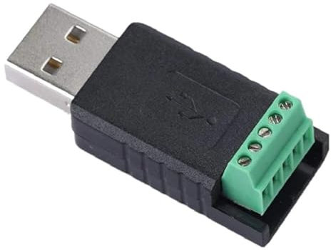 Cutesliving FT232RL - Adaptador USB a RS485 con terminales de tornillo - Chip FTDI original - Adaptador serie de grado con salida de 5 V/3,3 V - Compatible con Windows, Mac, Linux - para PLC, CNC