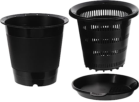 JOINPAYA Vasi Da Vivaio Per Piante Da Contenitori Per Rotondi Con Controllo Delle Adatti Spatifillo Piante e Altre Piccole e Medie