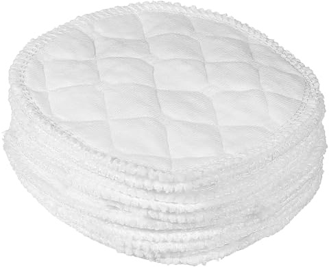 MUELODSIC 12pezzi Coppette Assorbilatte Lavabili Coppette Assorbilatte Riutilizzabili in Cotone Design Di Perdite Per Allattamento