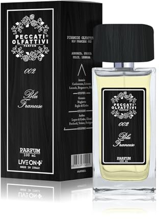 Peccati Olfattivi N.02 Profumo Uomo Equivalente Blue - Dupe Profumo Maschile Persistente con 30% di Essenza Pura, Fragranza Simile All'Originale con Lunga Durata e Resistente 100 ml Parfum
