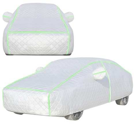 Telo Copriauto Antigrandine compatibile con Lancia Lybra SW (1999-2005) (wagon).Telo Copriauto Impermeabile E Resistente Con Strisce Riflettenti.Protegge Da Sole,Neve,Gelo,Grandine E Polvere