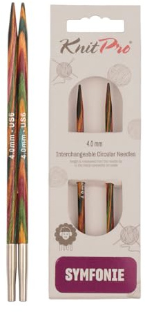 KnitPro Symfonie Austauschbare Nadelspitzen 4 (10cm) | 4mm
