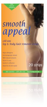 Smooth Appeal Wachsstreifen für Arme und Beine, hypoallergen
