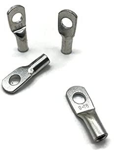 eXODA Kabelschuh 16mm2 M8 4x für Batteriekabel zum Anschluss von 16mm² Kupferkabel geeignet Schraubenöffnung von 8mm Innen-Durchmesser 5,8mm Außendurchmesser 8mm
