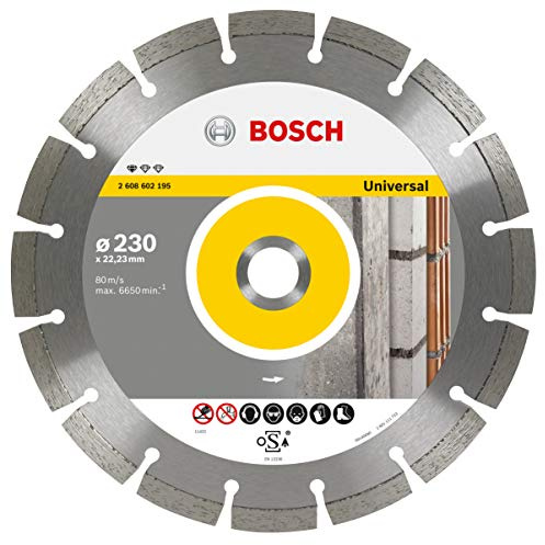 Bosch Professional - Standard for Universal - Disque à Tronçonner Diamanté (Béton et la Maçonnerie, Ø 230 mm, Accessoire pour Meuleuse Angulaire)