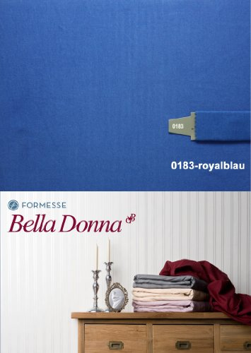 Bella Donna Jersey Spannbettlaken 120/200-130/220 Royalblau (0183)