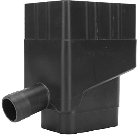 Système de Dérivation de l'eau, Tuyau Universel Standard de 40 Pouces Système de Collecte des Eaux de Pluie Rectangulaire Réutilisable pour l'arrosage du Jardin (le noir)