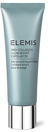 ELEMIS Pro-Collagen Glow Boost Exfoliator, sanftes physikalisches Gesichtspeeling, macht weich und poliert für glatt strahlende, hydratisierte Haut, 100 ml