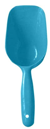 Wedhapy Cuillère à Nourriture pour Chat et Chiot, Pelle à Main en Plastique, Bleue, 23.5*9.5*6cm