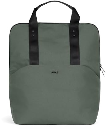 Joolz Wickelrucksack - Geräumige Wickeltasche mit isoliertem Flaschenfach | integrierter Wickelunterlage, praktischen Zugängen oben & seitlich, für 15-Laptop - Forest Green