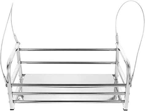 Yardwe Support en Acier Inoxydable Réglable à Fleurs Suspendu pour Balcon