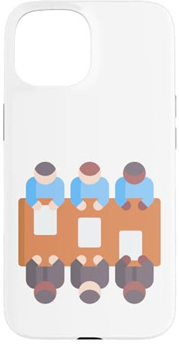 Meeting in The Conference Room Boardroom Meeting Office Case for iPhone 15
