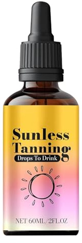 Face Tanning Drops, 60 ml Self-Tanning Nutriishing Tan Enhancer Drops, Lozioni per il viso per la cura 'olio, idratante e idratante per il della pelle naturale